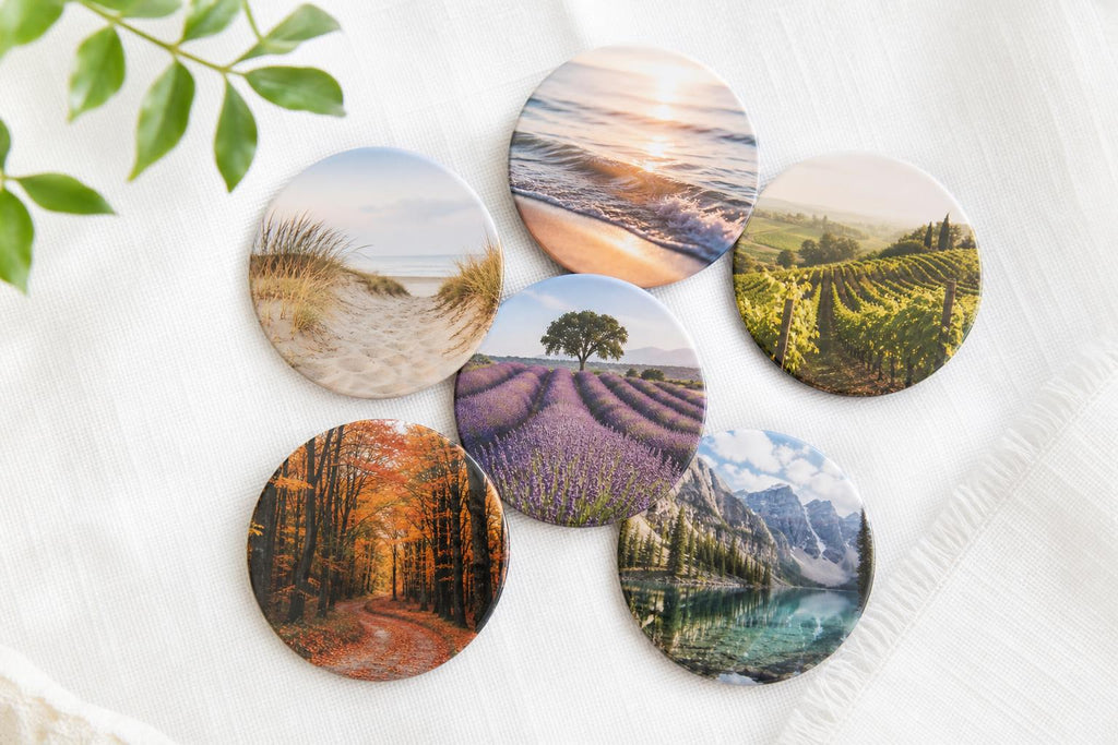 2.25" Round Custom Photo Magnets